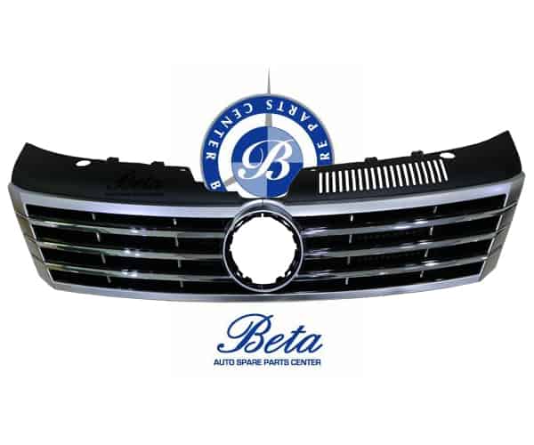 Radiator Grille without Logo -Black and Chrome for Volkswagen CC 2012-2017 models, Part Number 3C8853651AARYB Radiator Grille without Logo -Black and Chrome for Volkswagen CC 2012-2017 models, Part Number 3C8853651AARYB